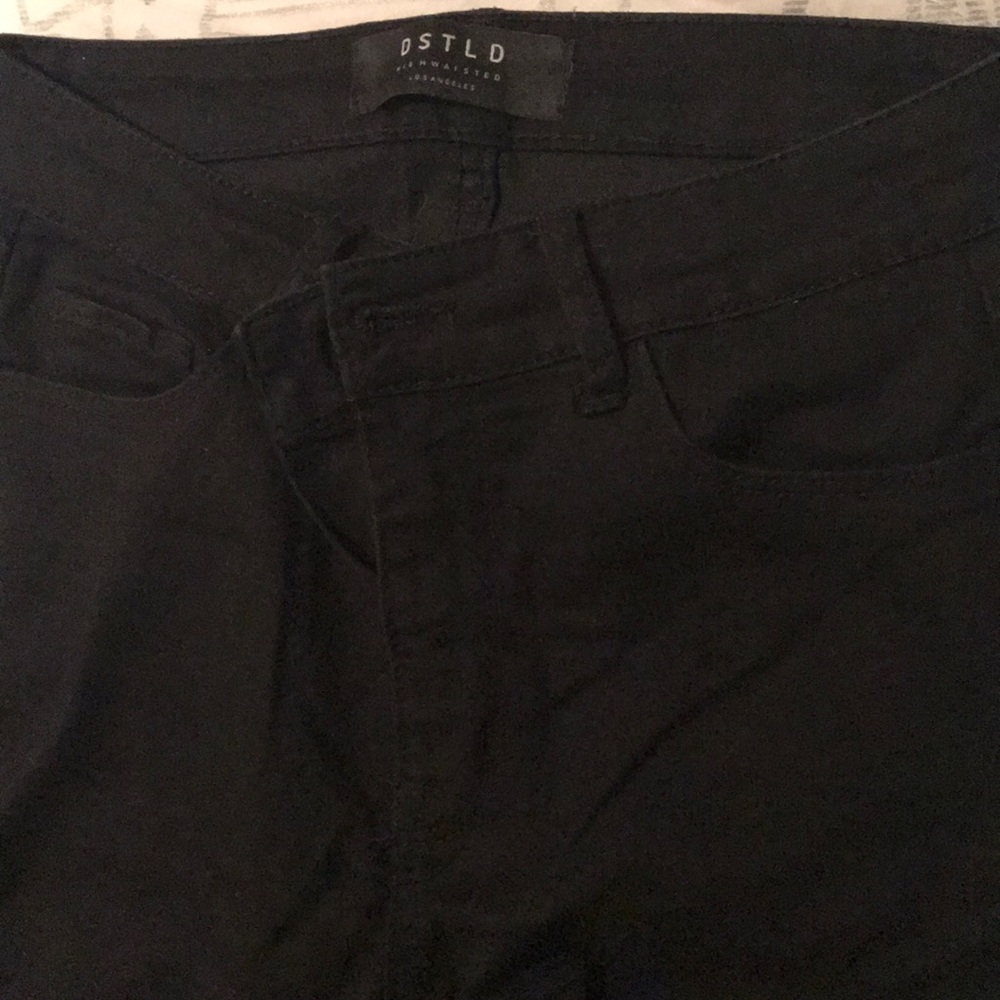 High rise skinny jeans